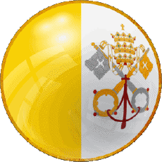 Drapeaux Europe Vatican Rond 