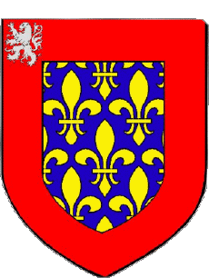 Blasone-Bandiere Francia Dipartimenti - Città 72 Sarthe 