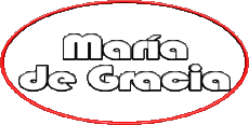 Nombre FEMENINO - España M Compuesto María de Gracia 