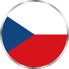 Drapeaux Europe Tchéquie Rond 