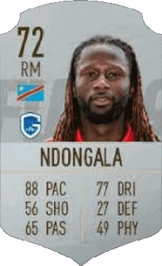 Multi Média Jeux Vidéo F I F A - Joueurs Cartes Congo Dieumerci Ndongala 