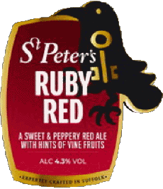 Ruby Red-Boissons Bières Royaume Uni St  Peter's Brewery 