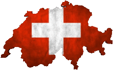 Flags Europe Swiss Map 