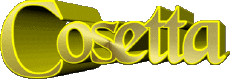 Prénoms FEMININ - Italie C Cosetta 