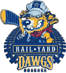 Sports Hockey - Clubs U.S.A - S P H L Roanoke Rail Yard Dawgs 