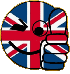 Banderas Europa Reino Unido Smiley - OK 