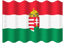 Banderas Europa Hungría Ondulación 