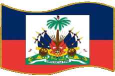Drapeaux Amériques Haïti Rectangle 