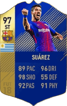 Multimedia Videospiele F I F A - Karten Spieler Uruguay Luis Suárez 