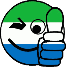 Bandiere Africa Sierra Leone Faccina - OK 