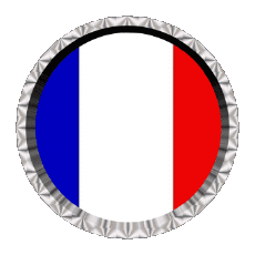 Drapeaux Europe France National Rond - Anneaux 