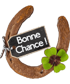 Messages French Bonne Chance Transparent Background 02 