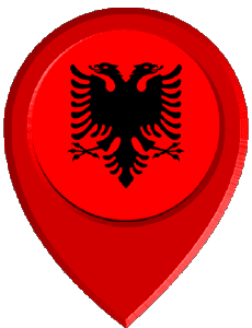 Bandiere Europa Albania Perno di posizione 