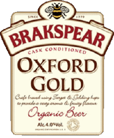 Oxford gold-Boissons Bières Royaume Uni Brakspear 