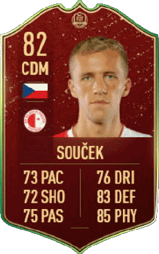 Multimedia Vídeo Juegos F I F A - Jugadores  cartas Republica checa Tomás Soucek 