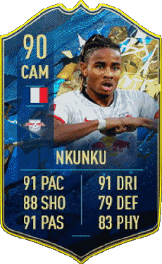 Multimedia Vídeo Juegos F I F A - Jugadores  cartas Francia Christopher Nkunku 