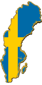 Bandiere Europa Scamosciato Carta Geografica 