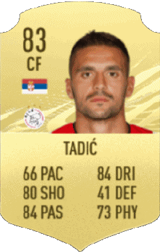 Multi Média Jeux Vidéo F I F A - Joueurs Cartes Serbie Dusan Tadic 
