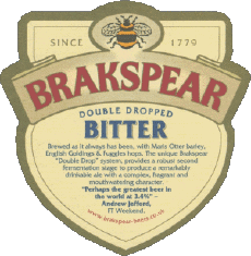 Double drpped bitter-Boissons Bières Royaume Uni Brakspear Double drpped bitter