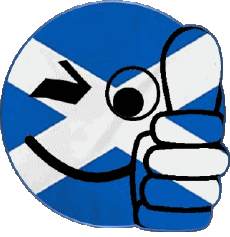 Banderas Europa Escocia Smiley - OK 