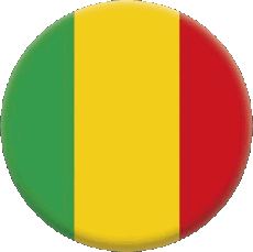 Flags Africa Mali Round 