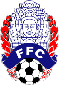 Logo-Sportivo Calcio Squadra nazionale  -  Federazione Asia Cambogia Logo