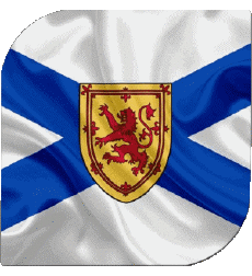 Bandiere Europa Scozia Quadrato 