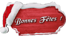 Mensajes Francés Bonnes Fêtes (Noël) Série 02 