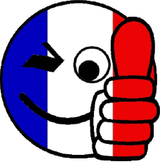 Fahnen Frankreich National Smiley - OK 