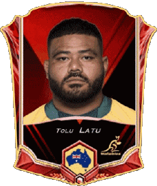 Deportes Rugby - Jugadores Australia Equipo 2022 Tolu Latu 