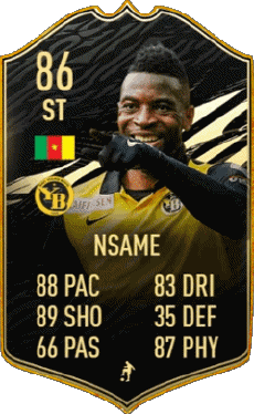 Multi Média Jeux Vidéo F I F A - Joueurs Cartes Cameroun Jean-Pierre Nsame 