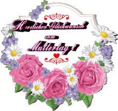 Messages German Herzlichen Glückwunsch zum Muttertag 006 
