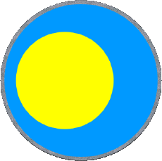 Drapeaux Océanie Palaos Rond 