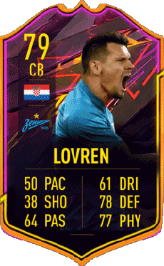 Multimedia Videogiochi F I F A - Giocatori carte Croazia Dejan Lovren 