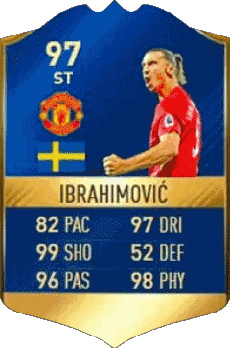 Multimedia Videogiochi F I F A - Giocatori carte Svezia Zlatan Ibrahimovic 