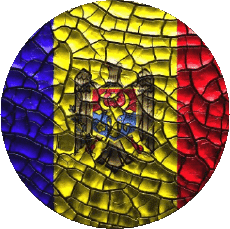 Bandiere Europa Moldova Tondo 