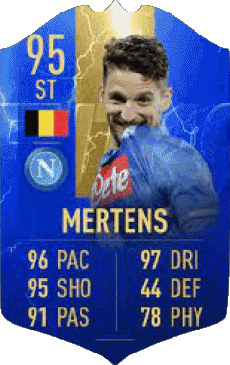 Multimedia Vídeo Juegos F I F A - Jugadores  cartas Bélgica Dries Mertens 