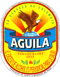Boissons Bières Colombie Aguila 