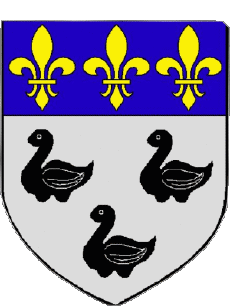 Blasón-Banderas Francia Departamentos - Ciudades 02 LAON Blasón