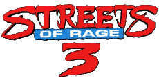 Multi Media Video Games Streets of Rage 03 Logo 