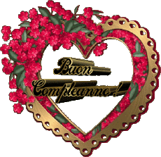 Messages Italien Buon Compleanno Cuore 003 