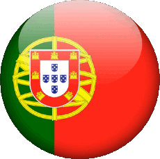Drapeaux Europe Portugal Rond 