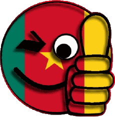 Flags Africa Cameroon Smiley - OK 