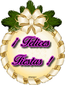 Messages Espagnol Felices Fiestas Serie 05 
