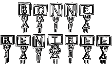 Messages French Bonne Rentrée Transparent Background 10 