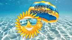 Nachrichten Englisch Happy Holidays Animierter Hintergrund 002 