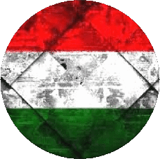 Flags Europe Hungary Round 