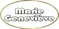 Prénoms FEMININ - France M Composé Marie Geneviève 