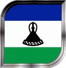 Fahnen Afrika Lesotho Plaza 