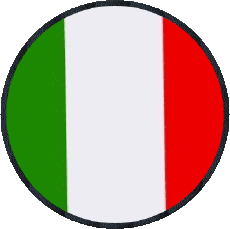 Drapeaux Europe Italie National Rond 
